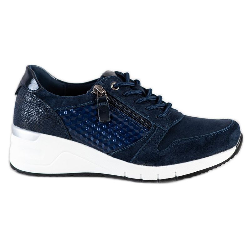 Filippo Navy Leather Sneakers navy blue blue Filippo Navy Leather Sneakers navy blue blue
