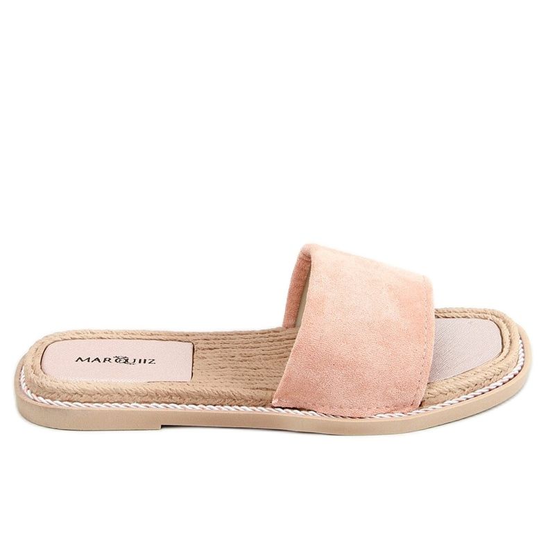 Women's pink suede slippers 1096 Pink Women's pink suede slippers 1096 Pink