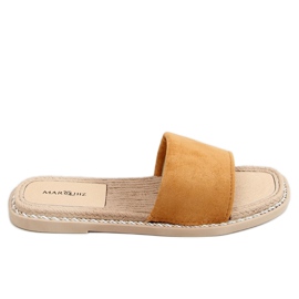 Camel 1096 Camel suede women's slippers brown Camel 1096 Camel suede women's slippers brown