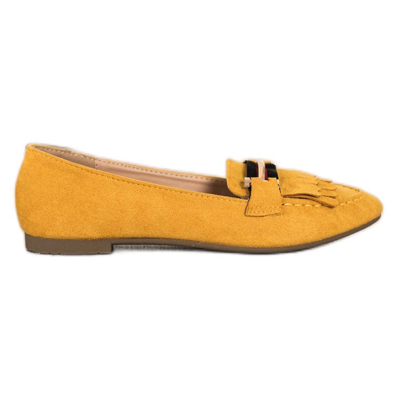 Anesia Paris Stylish loafers yellow Anesia Paris Stylish loafers yellow