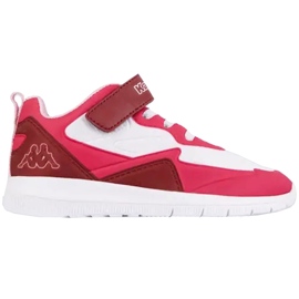 Kappa Durban Pr K children's shoes white and pink 260894PRK 1022 Kappa Durban Pr K children's shoes white and pink 260894PRK 1022