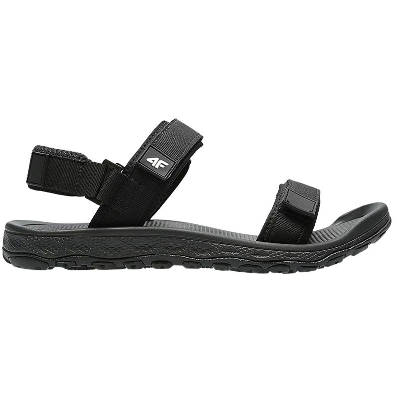 Men's sandals 4F deep black H4L21 SAM001 20S