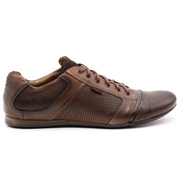 Lemar Men's leather shoes 882 brown