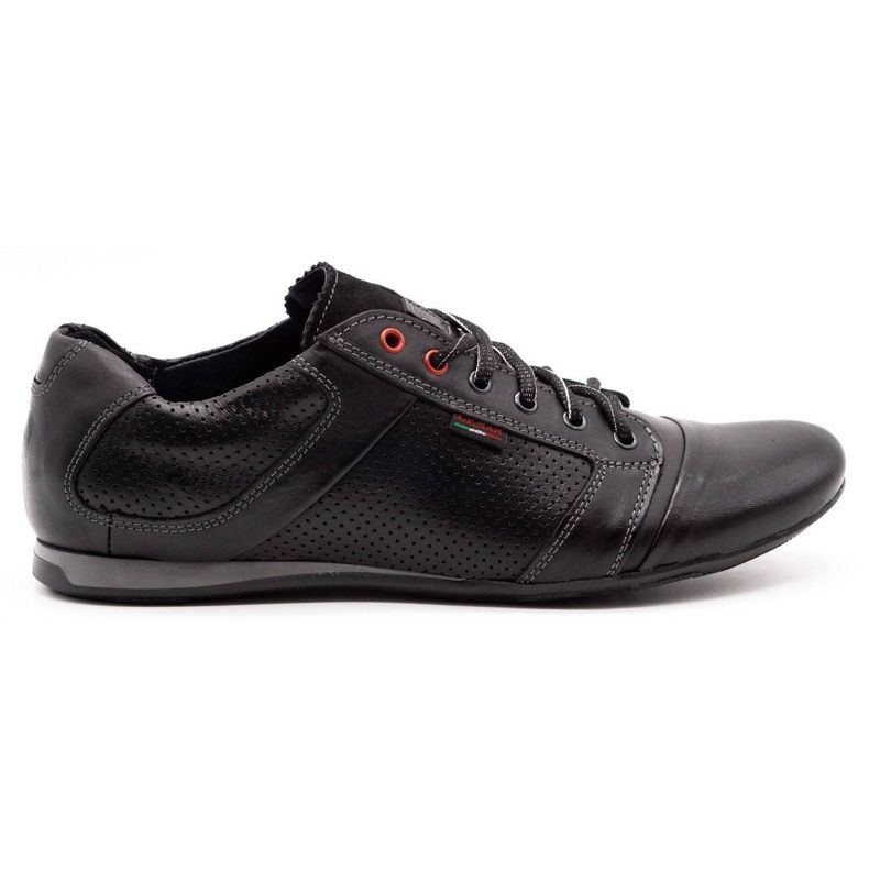 Lemar Black men's leather shoes 882