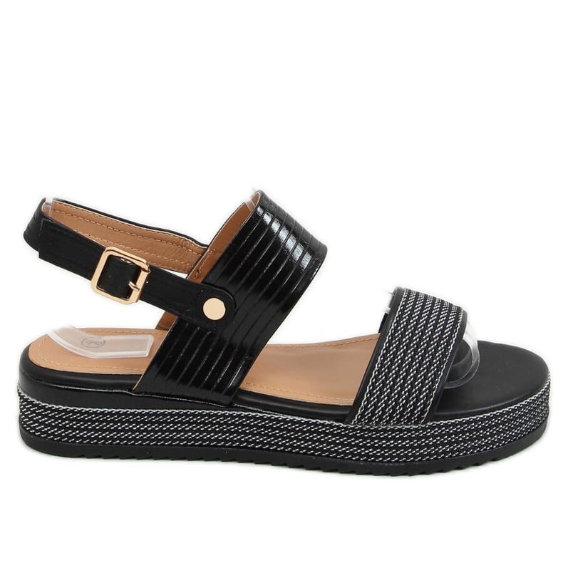 Black women's sandals YQ16 Black Black women's sandals YQ16 Black
