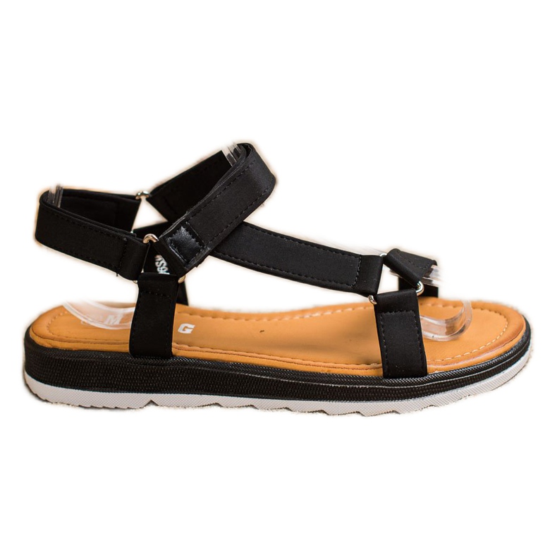 SHELOVET Fashionable Sandals With Velcro black
