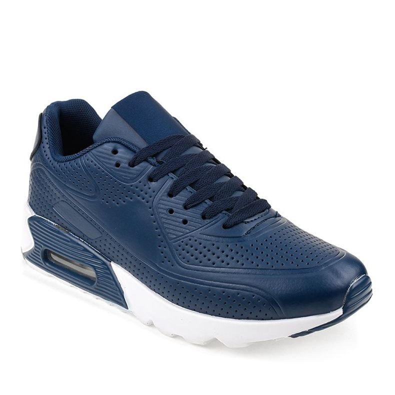 Navy blue men's sports shoes H03-3 Navy blue men's sports shoes H03-3