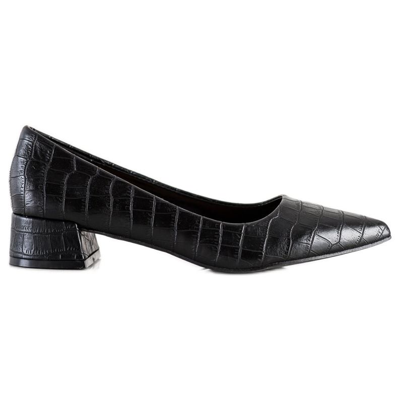 Sweet Shoes Classic Pumps On Low Heels black