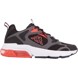 Kappa Yero shoes black-gray-coral 243003 1129 red grey Kappa Yero shoes black-gray-coral 243003 1129 red grey