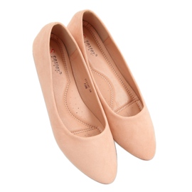 Smooth ballerinas suede pink CC212P Pink