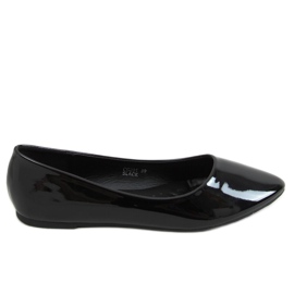 Black CC201 Black smooth lacquered ballerinas Black CC201 Black smooth lacquered ballerinas