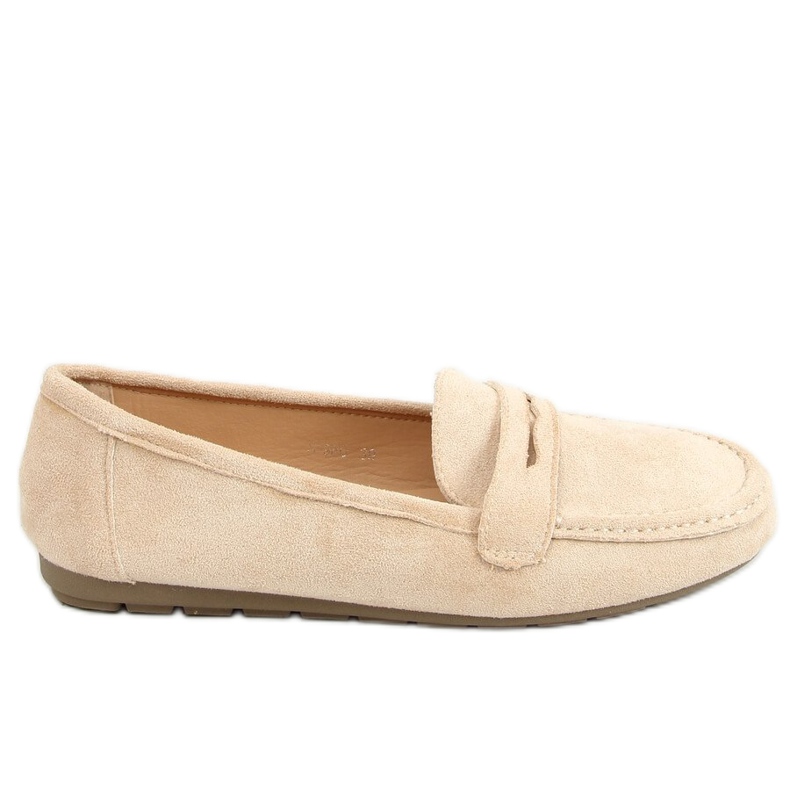 Women's beige loafers S-980 Beige Women's beige loafers S-980 Beige