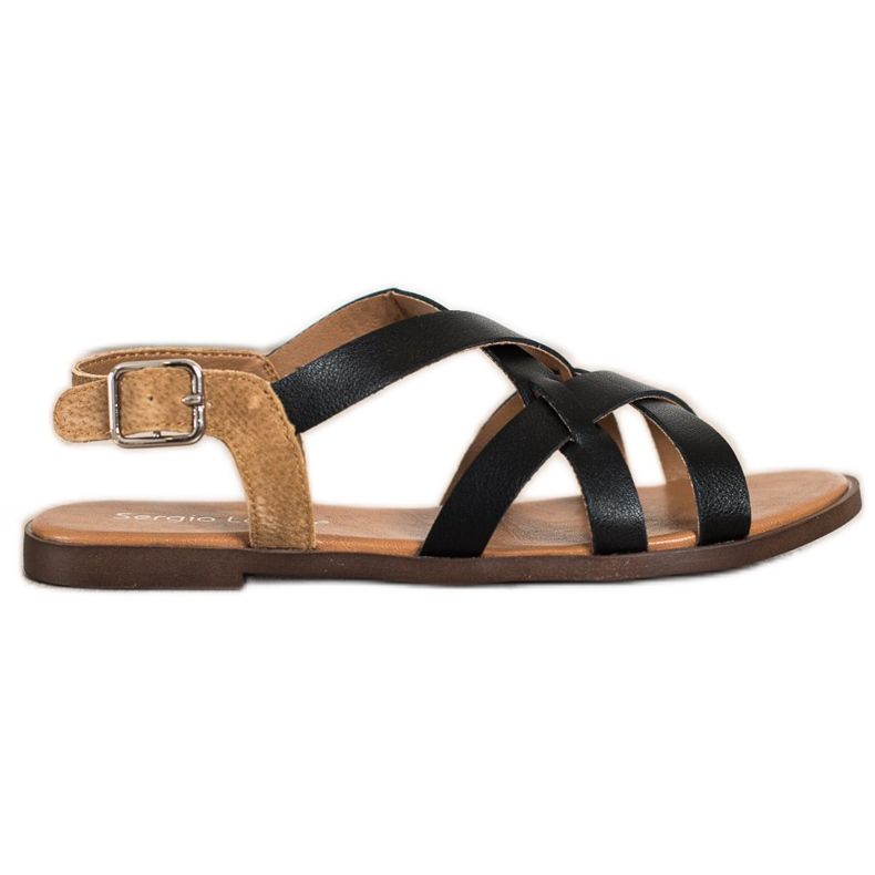 Casual Sergio Leone sandals black