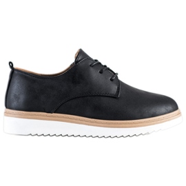SHELOVET Casual Black Shoes SHELOVET Casual Black Shoes