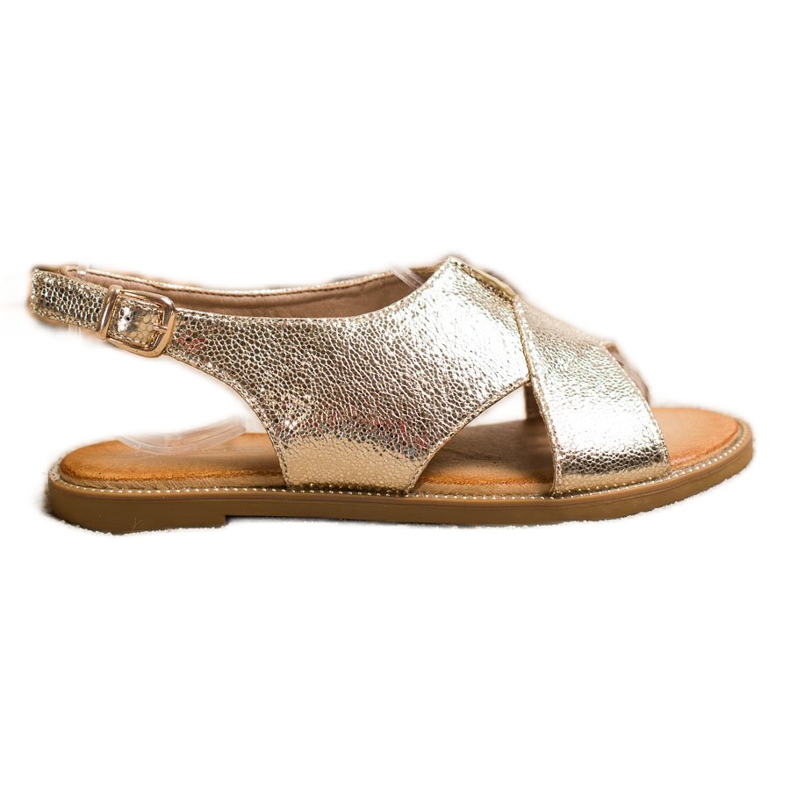 Filippo Classic golden sandals