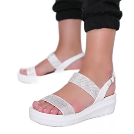 White wedge sandals Sweet Rasp