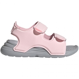 Sandals adidas Swim Sandal I Jr FY8065 navy blue pink - KeeShoes