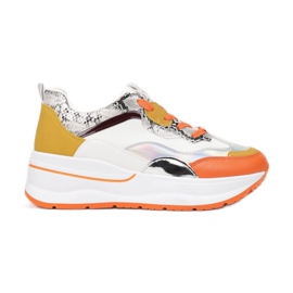 Vices FY-71-67-orange white multicolored Vices FY-71-67-orange white multicolored