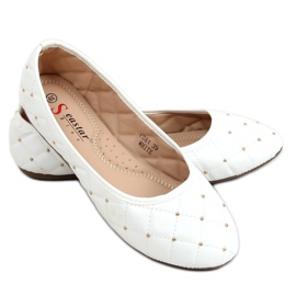 White CD81P White chanelki ballerinas White CD81P White chanelki ballerinas