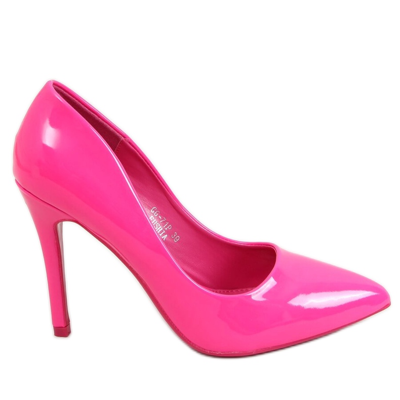 Pink women's high heels GG-71P Fushia