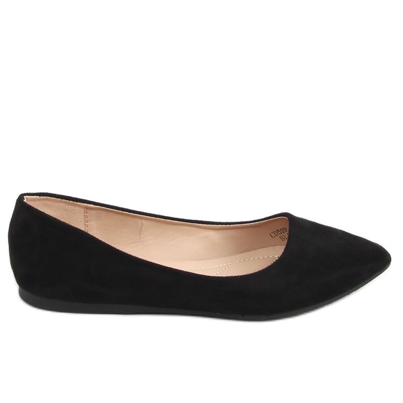 Ballerinas with almond toes black CD52P Black