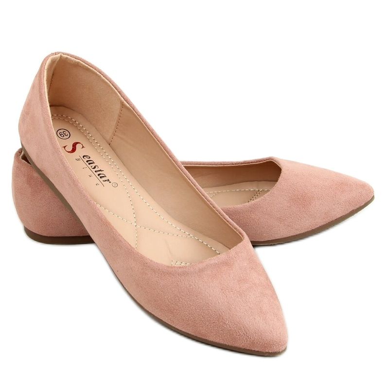 Ballerinas with almond toes pink CD52P Pink