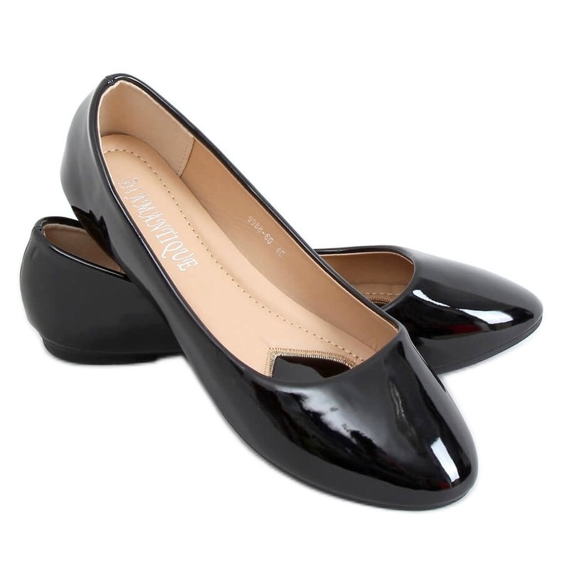 Black lacquered ballerinas 9988-60 Black