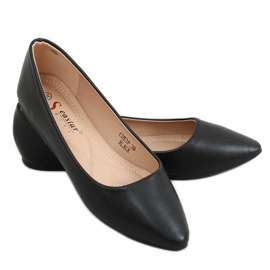 Ballerinas with almond toes black CD53P Black