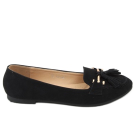 Black women's loafers 99-08A Black Black women's loafers 99-08A Black
