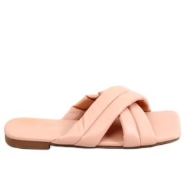 Pink Square sole slippers S060191 Pink