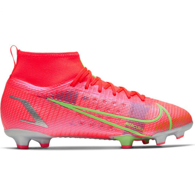 Nike Mercurial Superfly 8 Pro Fg Jr CV0804 600 soccer shoes orange orange