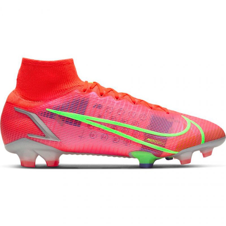 Nike Mercurial Superfly 8 Elite Fg M CV0958 600 soccer shoes orange oranges and reds