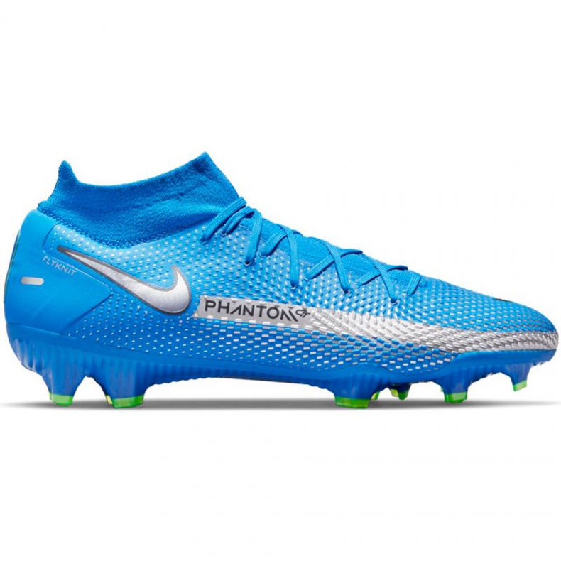 Nike Phantom Gt Pro Df Fg M CW6600 400 football shoe blue blue