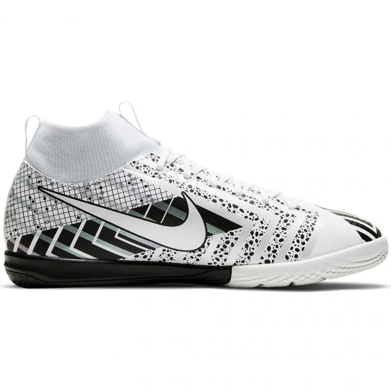 Nike Mercurial Superfly 7 Academy Mds Ic Jr BQ5529 110 football shoe white, white, black white