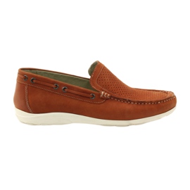 Men's shoes loafers Caprice 14650 brown orange Men's shoes loafers Caprice 14650 brown orange