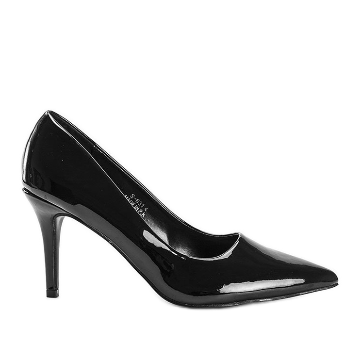 Black pumps in eco-leather Ally