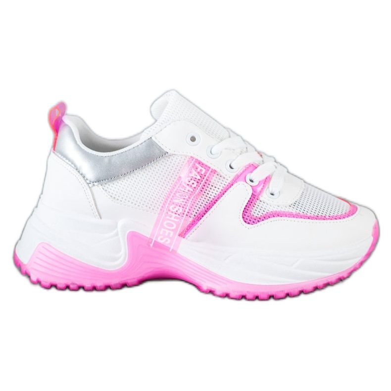 SHELOVET Sneakers With Mesh Fashion Shoes white