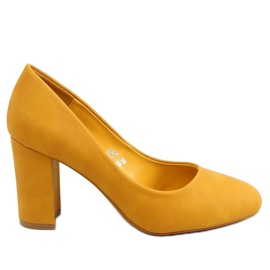 Pumps on the post honey 3005 Yellow