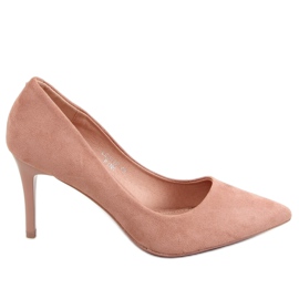 Comfortable pumps on a dirty pink LE012P Pink pin