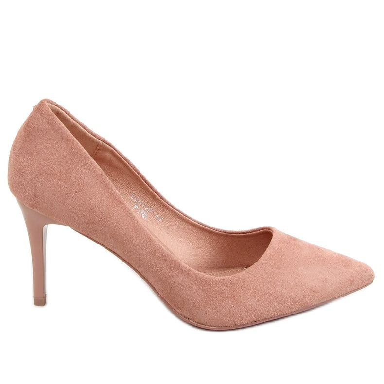 Comfortable pumps on a dirty pink LE012P Pink pin