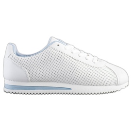 SHELOVET Stylish openwork sneakers white