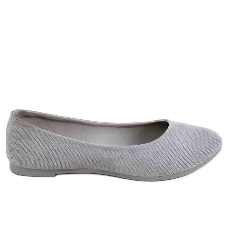 Gray women's ballerinas JX38 D. GRAY grey