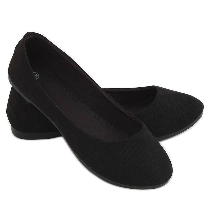 Black women's ballerinas JX38 Black