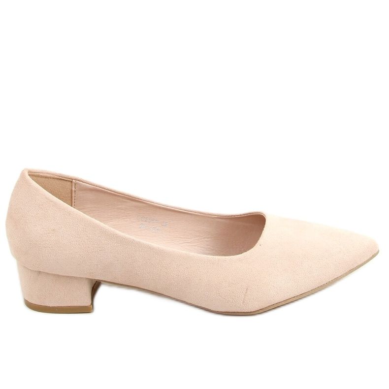 Low-heeled pumps beige CC205P Beige