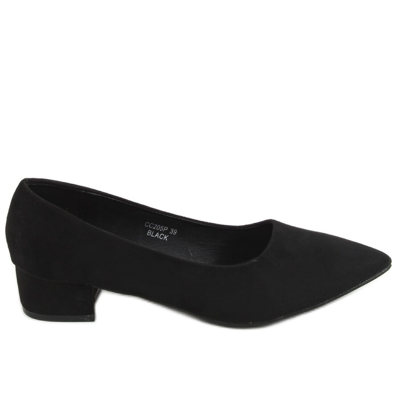 Black Pumps low heels black CC205P Black