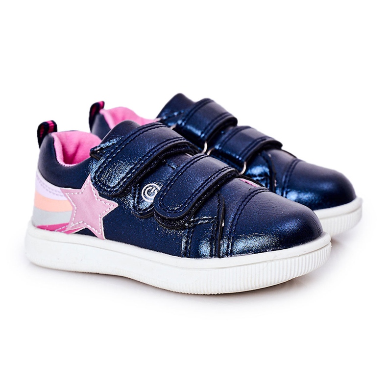 PE1 Children's Eco-leather Sport Shoes With Rainbow Navy Blue Jasmine multicolored PE1 Children's Eco-leather Sport Shoes With Rainbow Navy Blue Jasmine multicolored