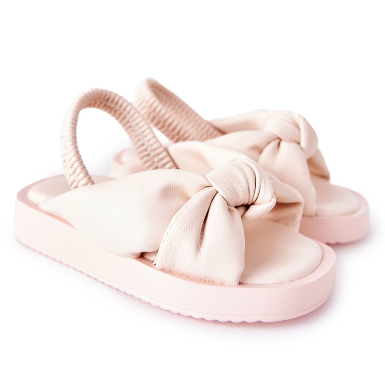 FR1 Children's Sandals With Ribbed Pink Bubble Gum FR1 Children's Sandals With Ribbed Pink Bubble Gum
