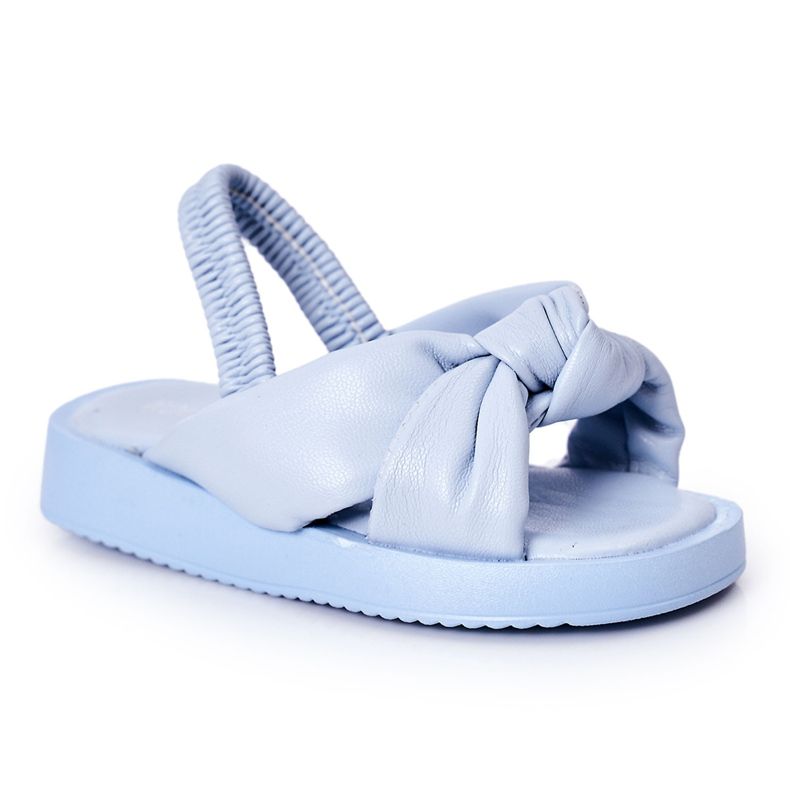 FR1 Children's Sandals With Ribbed Blue Bubble Gum FR1 Children's Sandals With Ribbed Blue Bubble Gum