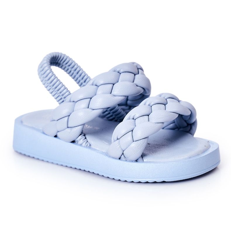 FR1 Children's Sandals With Ribbed Blue Cutie-Pie