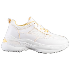 SHELOVET Stylish White Sneakers SHELOVET Stylish White Sneakers